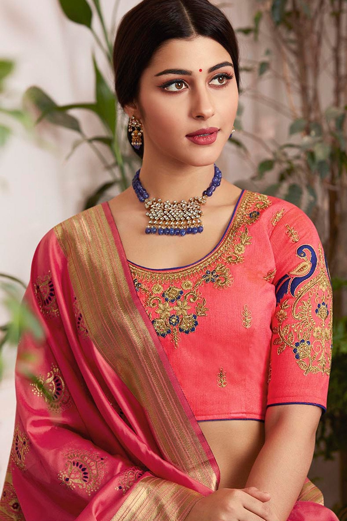 Gold and Red Lehenga set with Dupatta