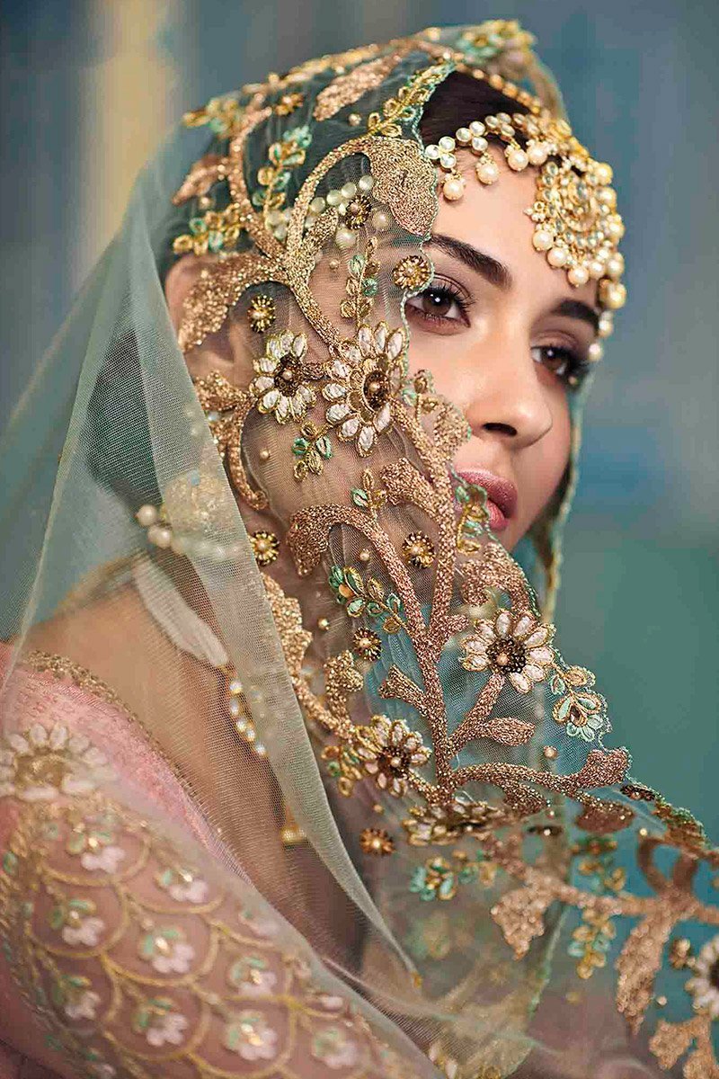 Baby Pink Colored Party Wear Lehenga Set