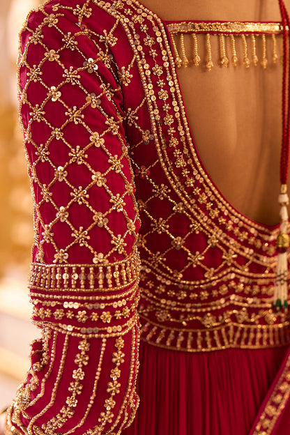 Rani Pink Anarkali Dress