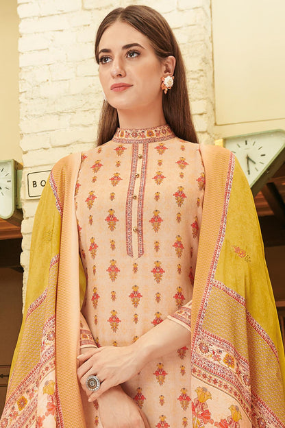 Cream Casual Straight Cut Suit