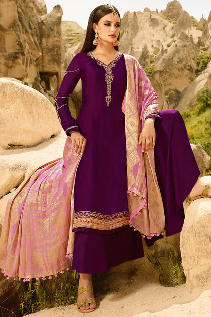Jam Designer Georgette Palazzo Suit