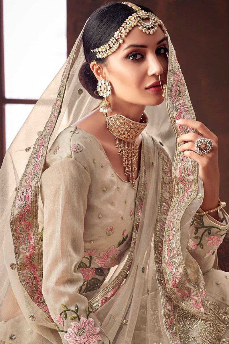 Coco Organza Silk Party Wear Lehenga Set