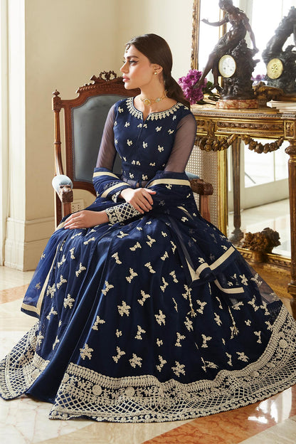 Navy Blue Designer Lehenga Style Suit
