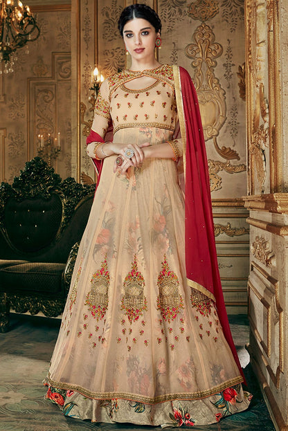 Parmesean Georgette Party Wear Anarkali Suit