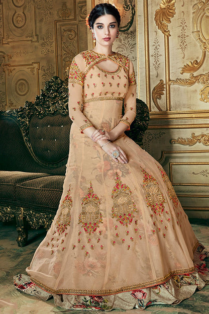 Parmesean Georgette Party Wear Anarkali Suit