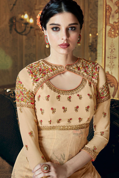 Parmesean Georgette Party Wear Anarkali Suit